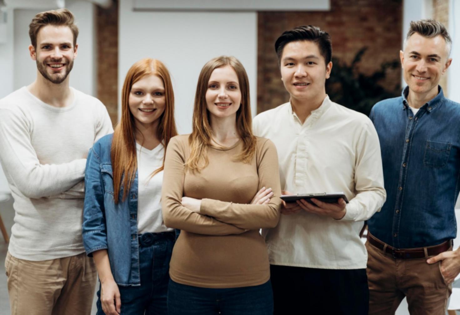 Person reviewing financial documents with confidence
